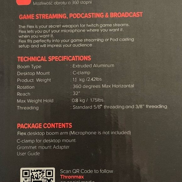 Thronmax Flex S5.unopened. - Picture 4 of 14